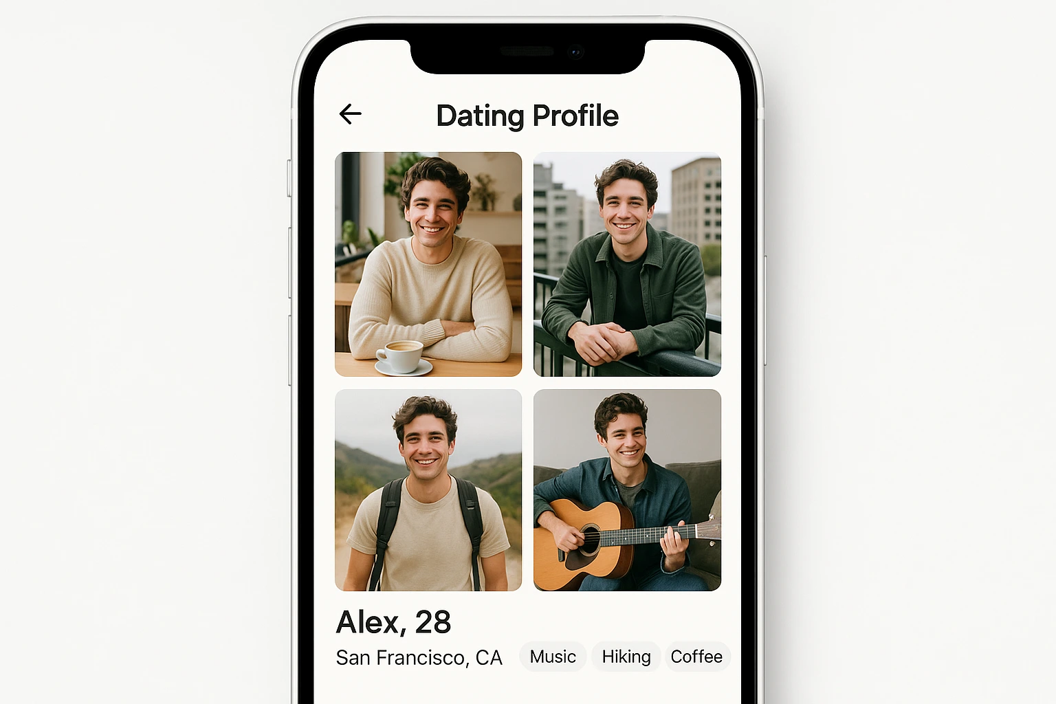 Profil optimisé sur LatinAmericanCupid avec CupidTags et photos variées