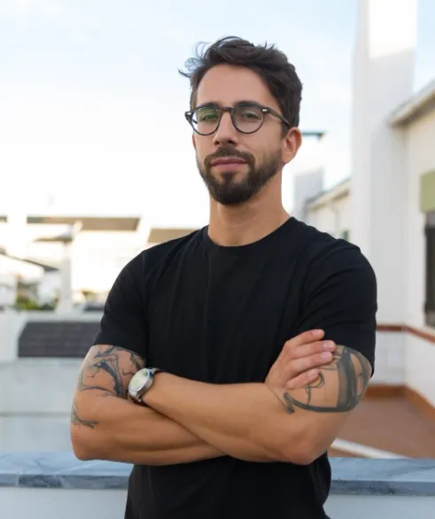 Portrait homme d'Amerique du Sud